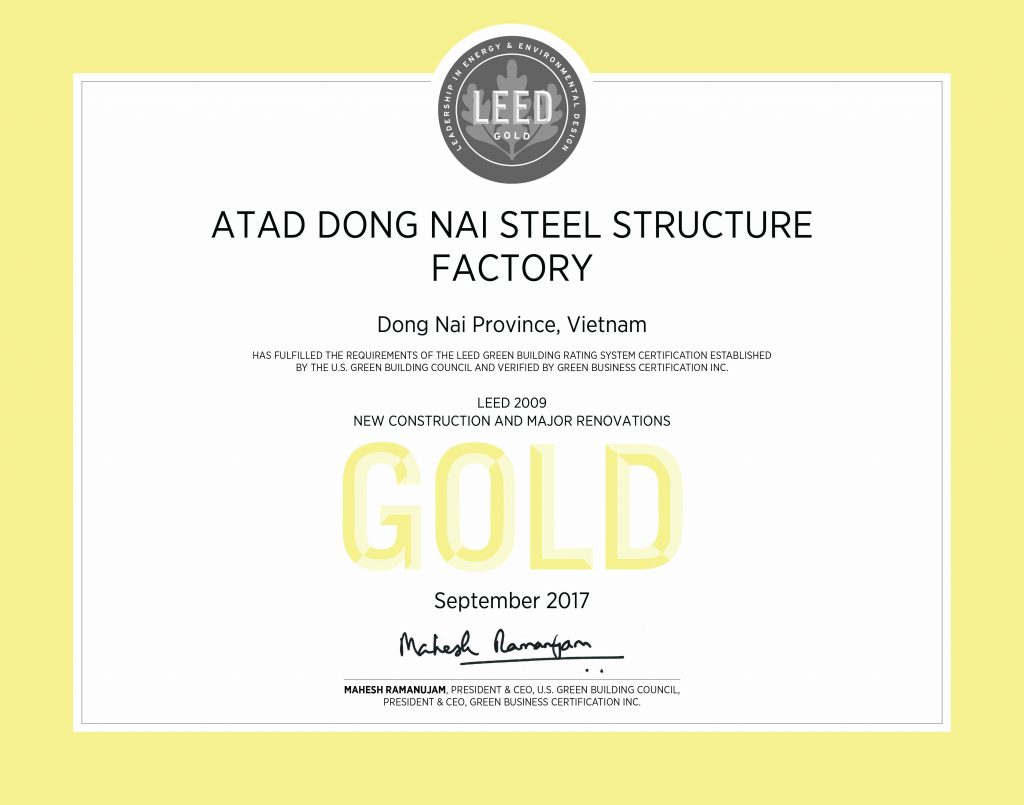 Leed Gold Certification