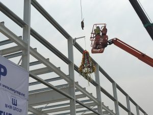 First Solar Topping Out Ceremony 1