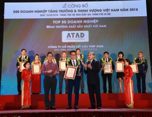 ATAD tham dự lễ công bố FAST500 doanh nghiệp tăng trưởng và thịnh vượng Việt Nam