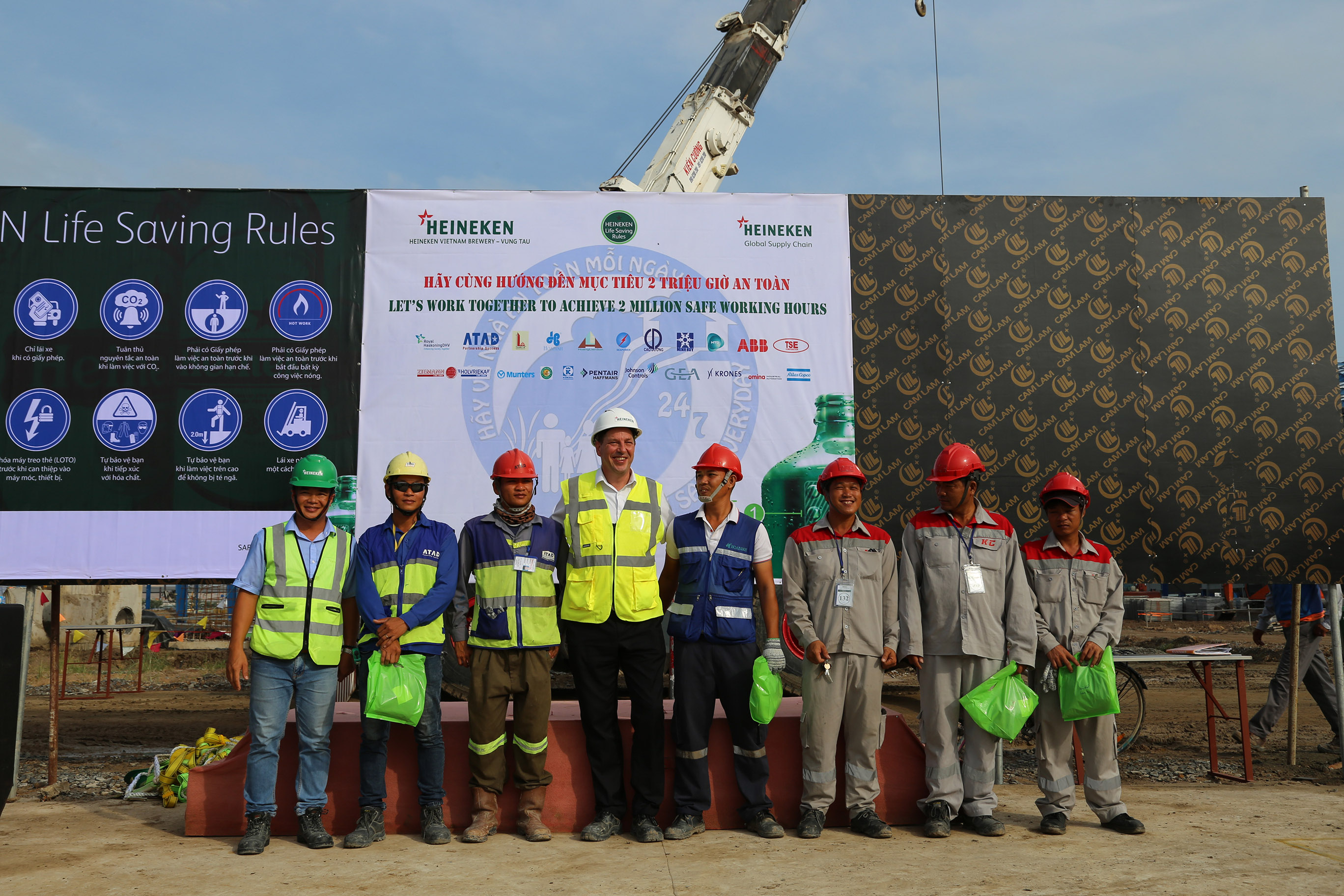 Heineken project reached 1 million safe hours - ATAD Steel Structure ...