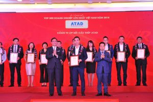 ATAD representatives received the recognition of VNR 500