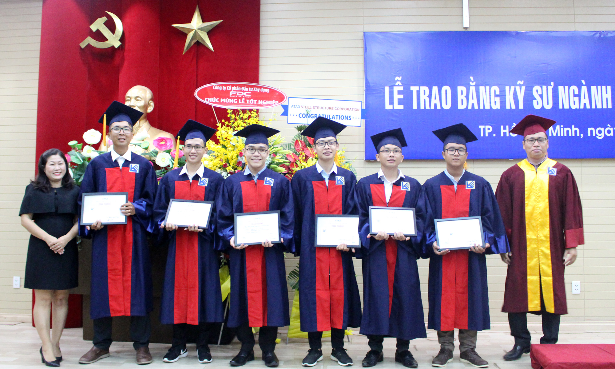 Trao học bổng cho tân kỹ sư Đại học Kiến Trúc TP. HCM