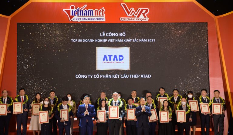 ATAD Tiếp Tục Lọt Top 500 Doanh Nghiệp Lớn Nhất Việt Nam & Top 50 Doanh Nghiệp Xuất Sắc Nhất Việt Nam Năm 2021