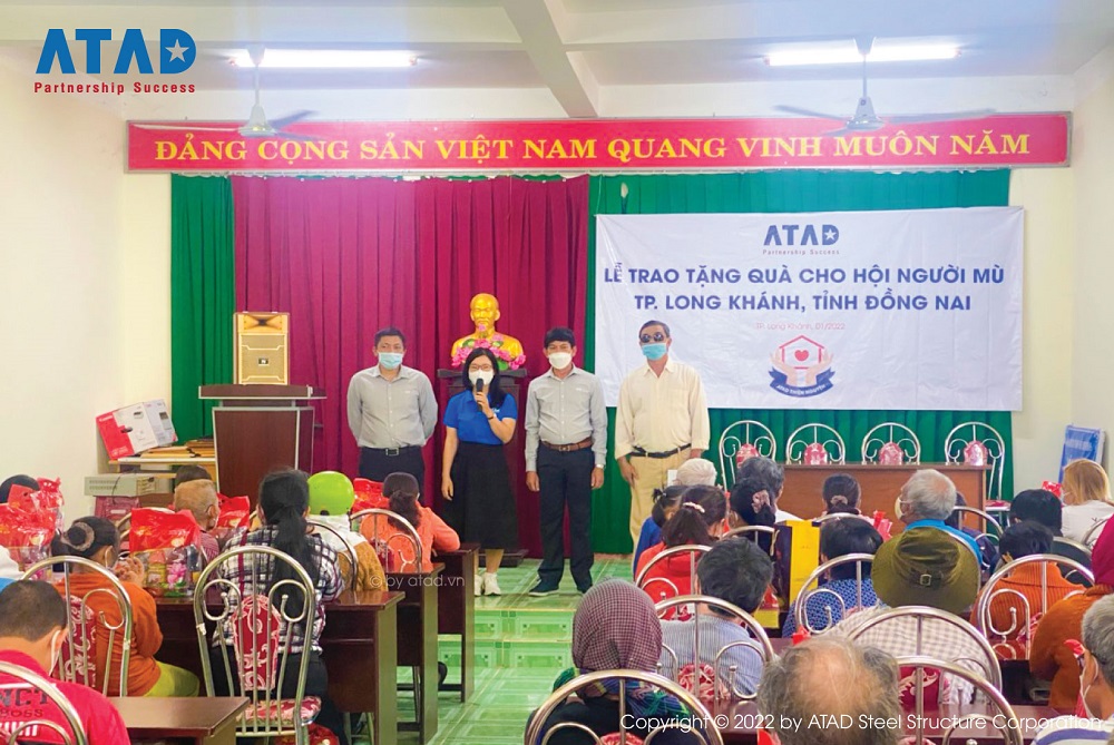ATAD Presented Tet Gifts To The Blind Association Of Long Khanh City, Dong Nai Province
