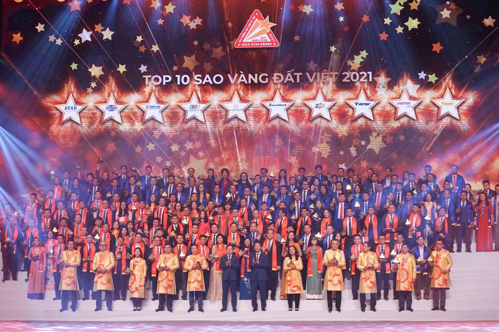 TOP 10 Vietnam Gold Star Award 2021