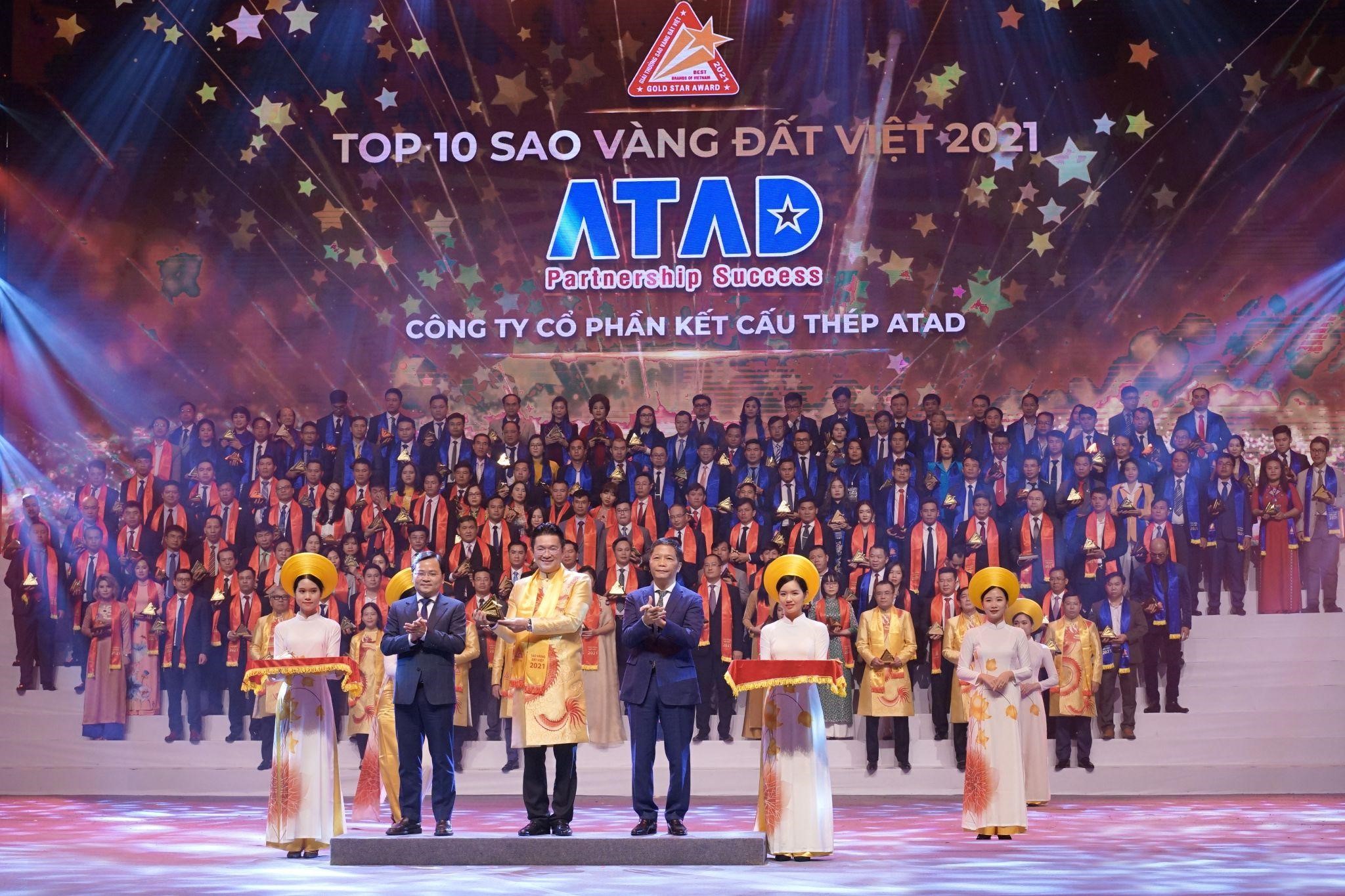 ATAD Steel Structure Corporation in TOP 10 Vietnam Gold Star Award 2021