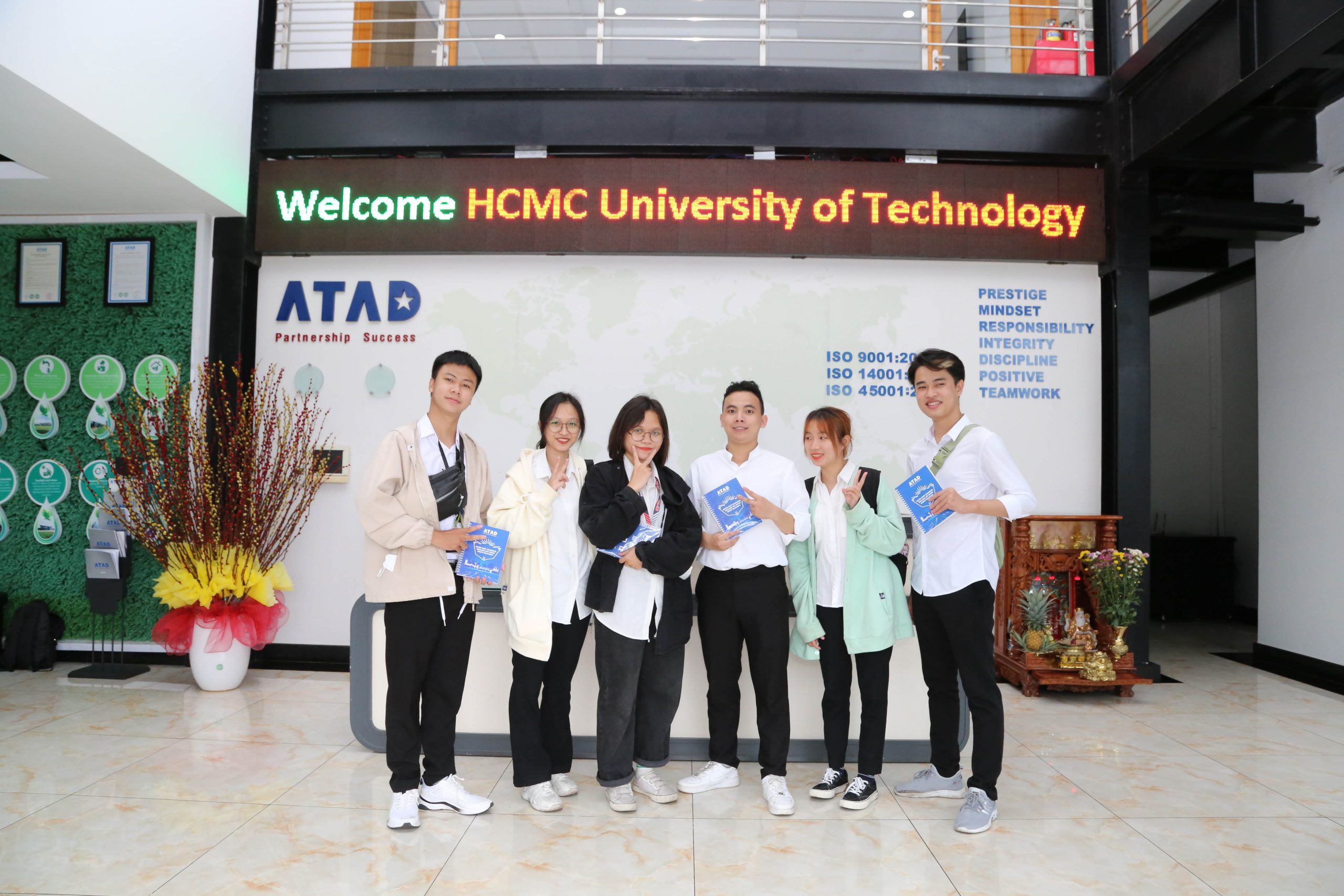 Factory tour to ATAD Dong Nai for Ho Chi Minh City University of Technology students