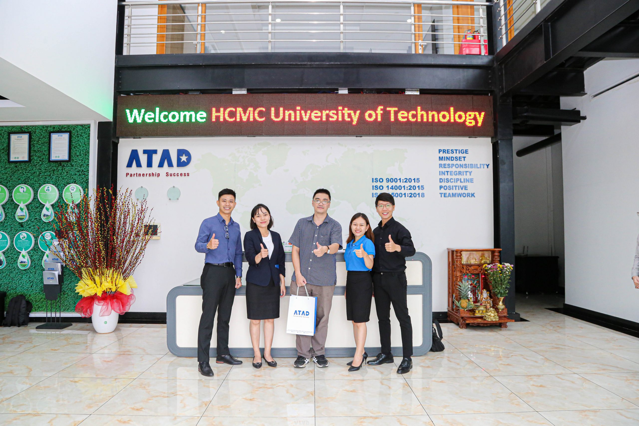 Factory tour to ATAD Dong Nai for Ho Chi Minh City University of Technology students