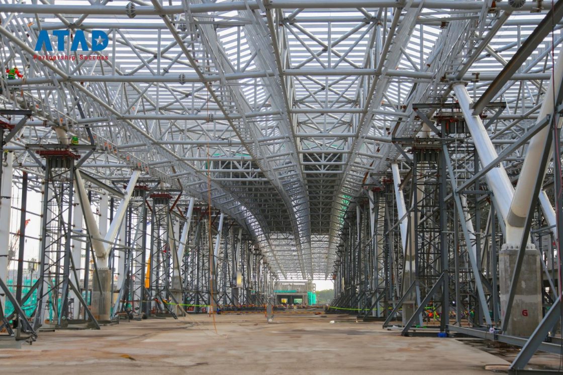 ATAD Steel Structure – Terminal 3 Project at Tan Son Nhat International Airport