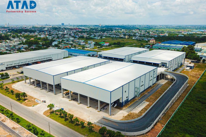 nhà máy vinfast sử dụng cấu kiện thép