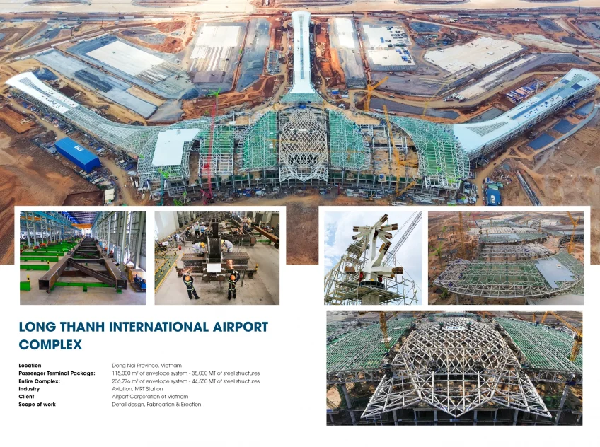 ATAD-set-a-record-by-lifting-the-5,300-ton-steel-structure-roof-system-at-Long-Thanh-International-Airport.