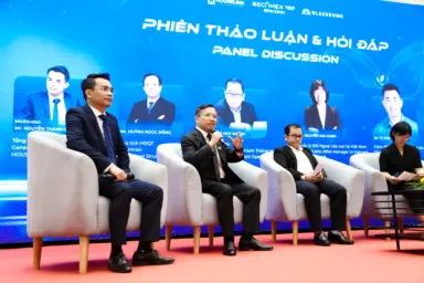 លោក Huynh Ngoc Dong បានចែករំលែកចំណេះដឹងអំពីដំណើរអនុវត្ត ESG របស់ ATAD ព្រមទាំងរំលេចពីវិធីដែល ESG ត្រូវបានផ្លាស់ប្តូរឲ្យក្លាយជាកម្លាំងជំរុញអត្ថប្រយោជន៍ប្រកួតប្រជែងប្រកបដោយចីរភាព។