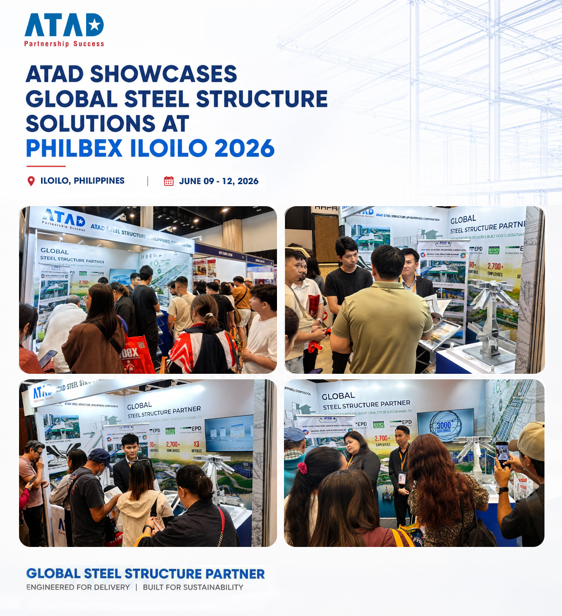 ATAD Showcases Global Steel Structure Solutions At PhilBex Iloilo 2026