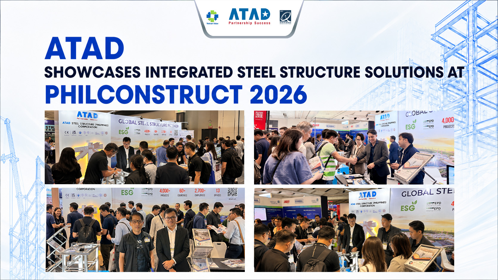 ATAD Showcases Integrated Steel Structure Solutions At Philconstruct 2026